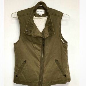 Marrakech by Anthropologie Olive Green Vest